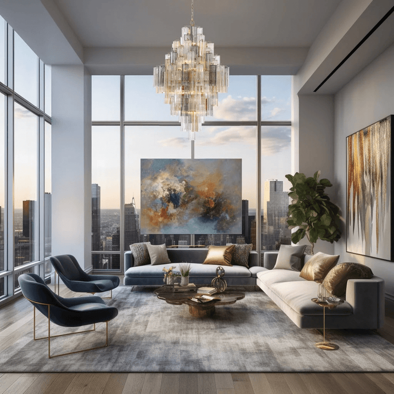 Addas Murano Diamond Chandelier