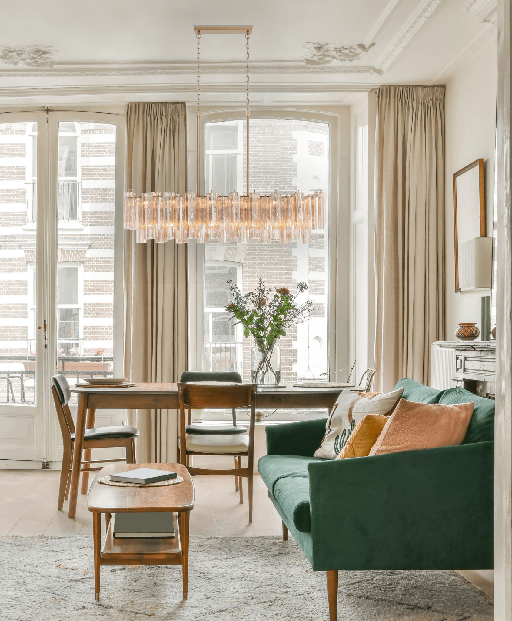 Addas Murano Linear Chandelier
