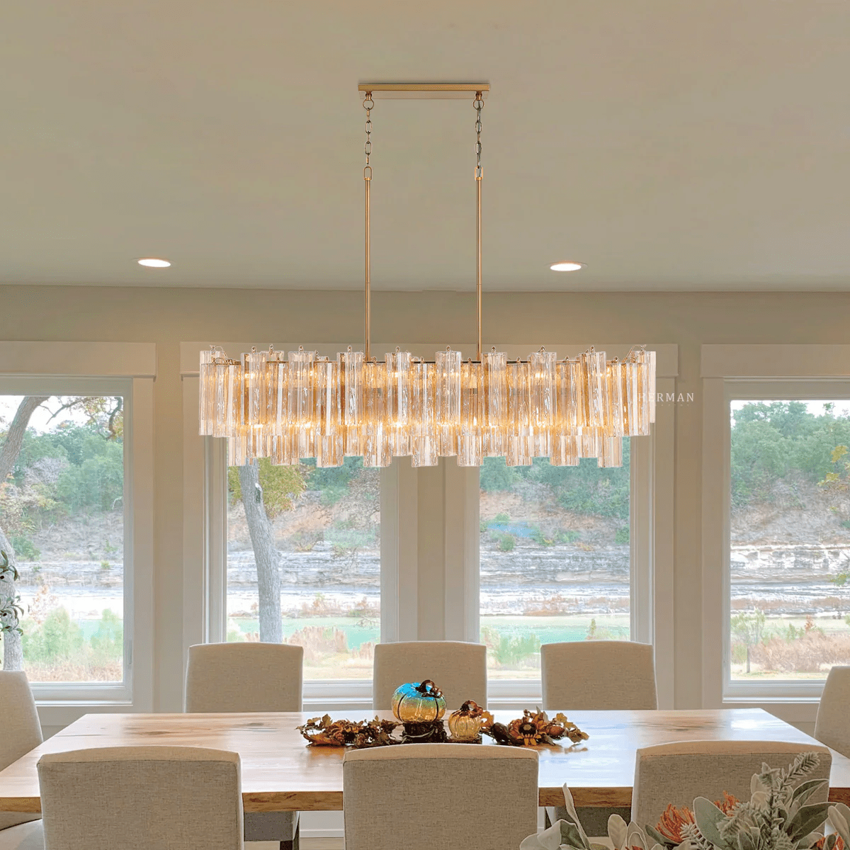 Addas Murano Linear Chandelier