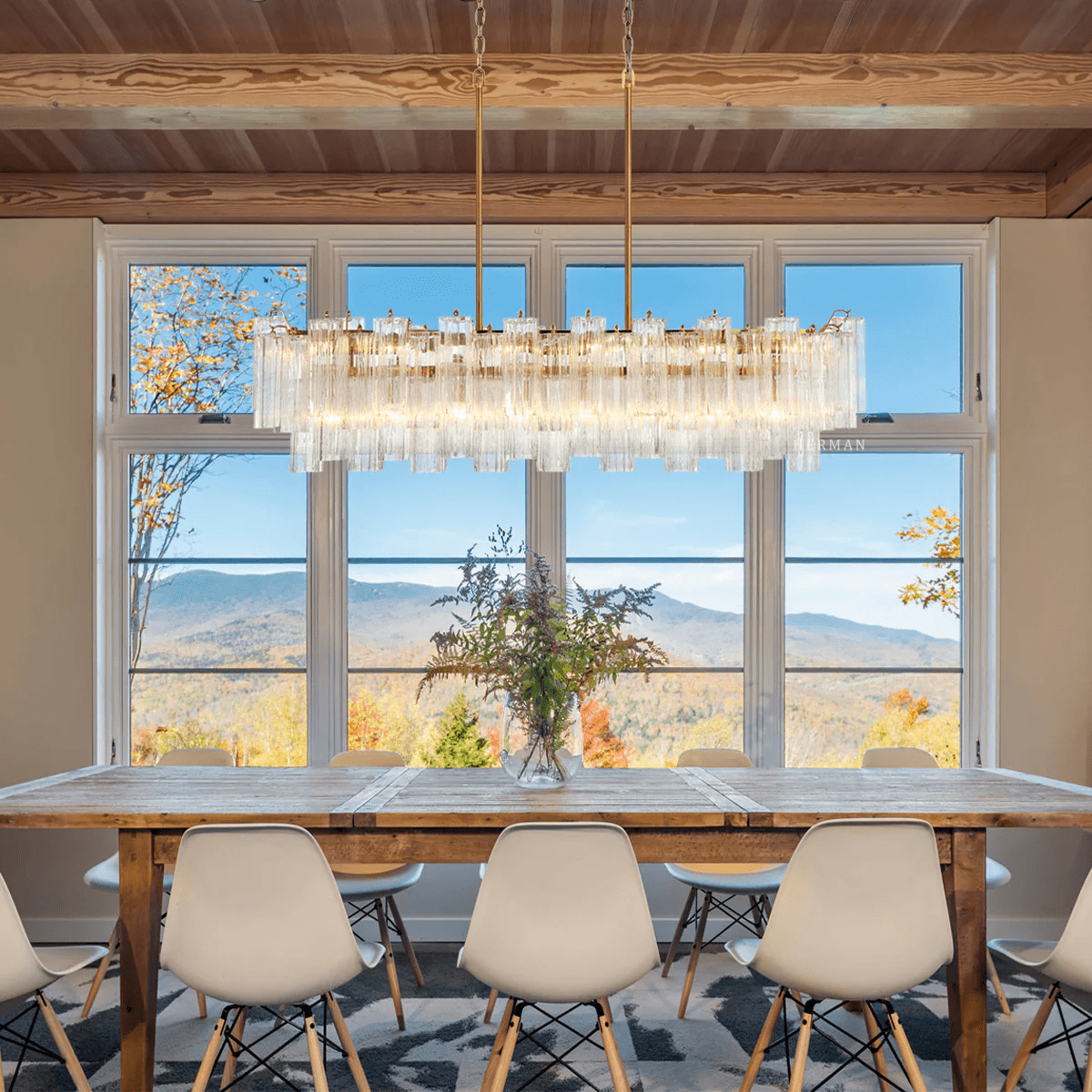 Addas Murano Linear Chandelier