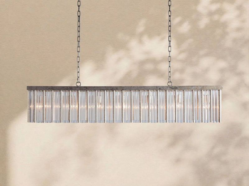 Anlucia Rectangular Chandelier 56"