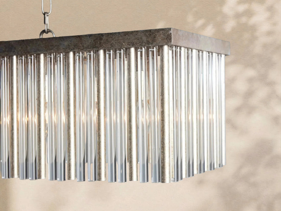 Anlucia Rectangular Chandelier 56"