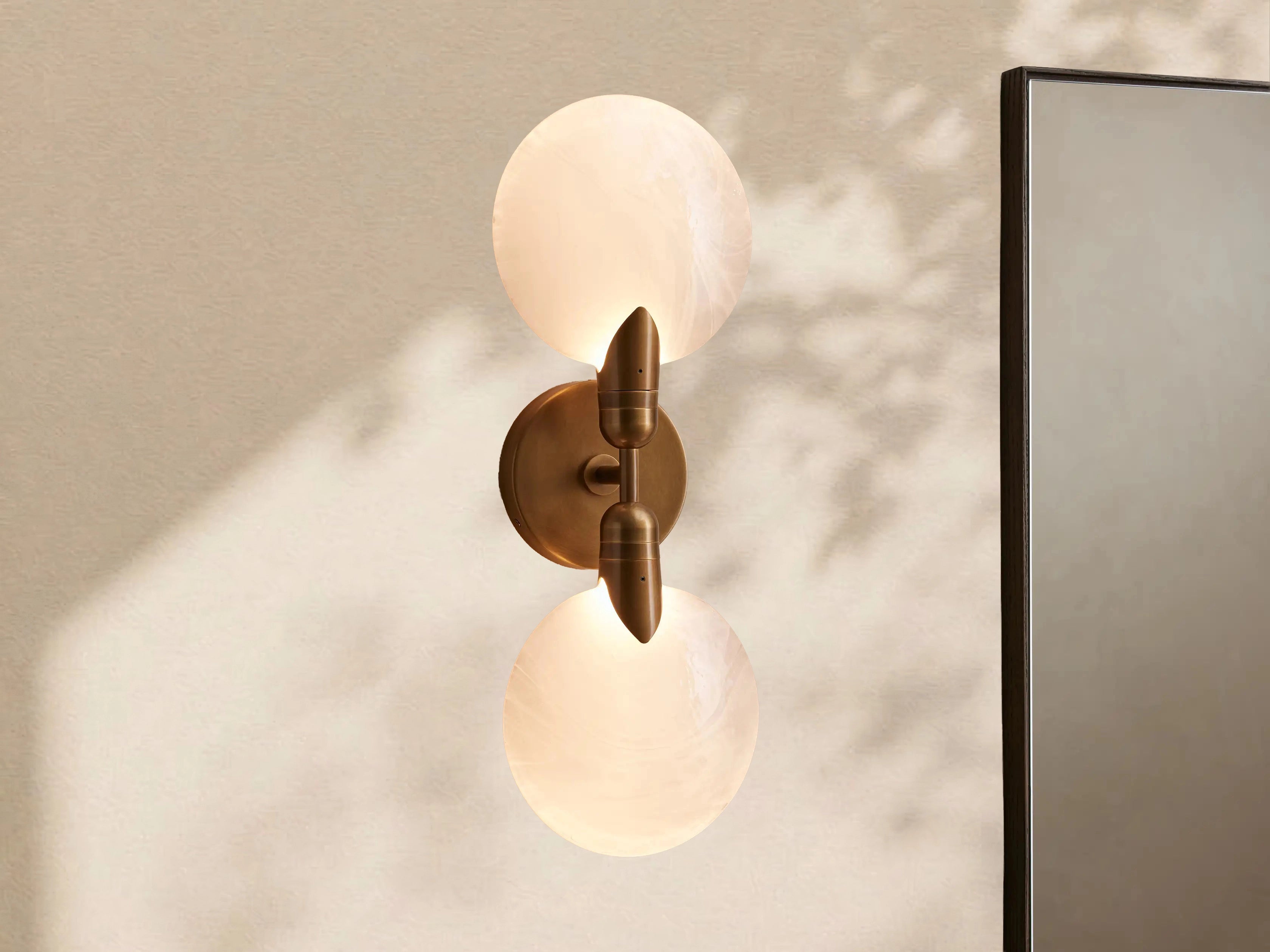 Leafloor Double Sconce
