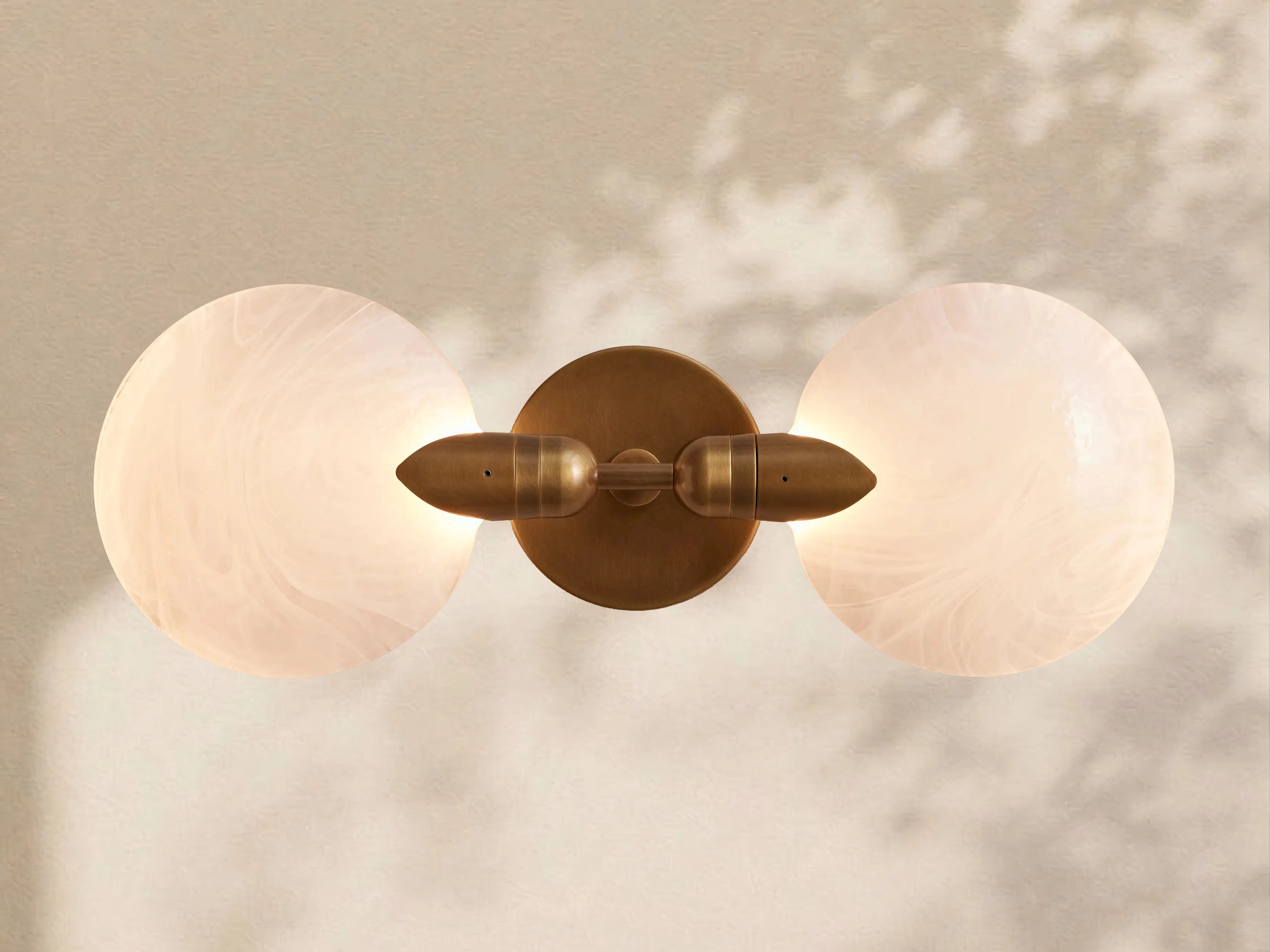 Leafloor Double Sconce
