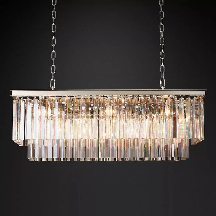 Franky Classicm Rectangular Chandelier 40"