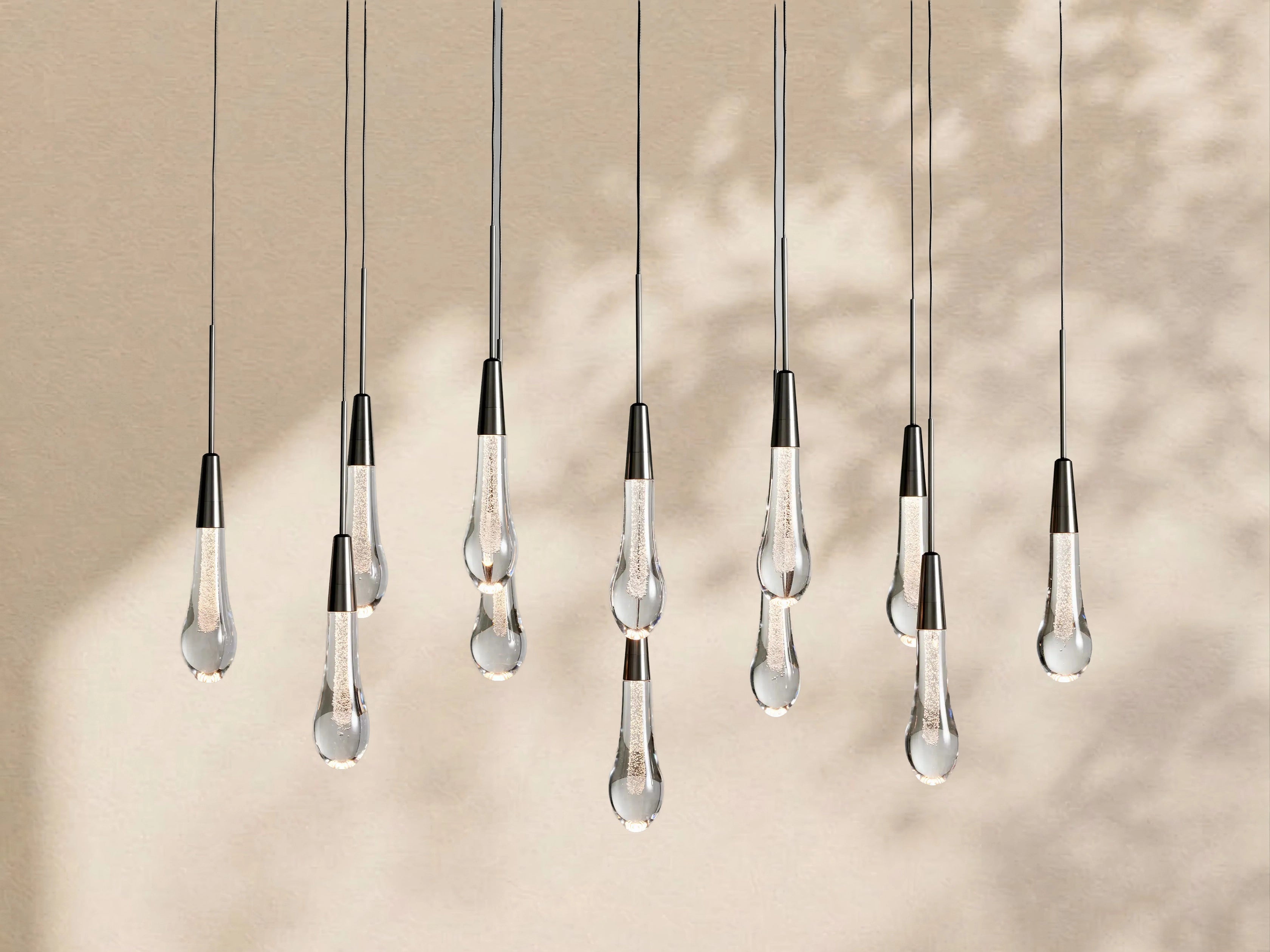 Soratai Glass Linear Chandelier