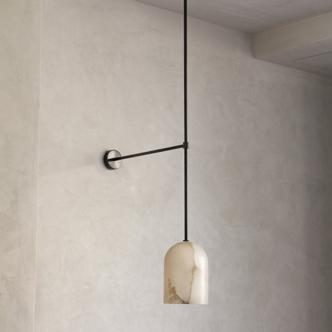 Contain Belfry Arm Custom Alabaster Pendant