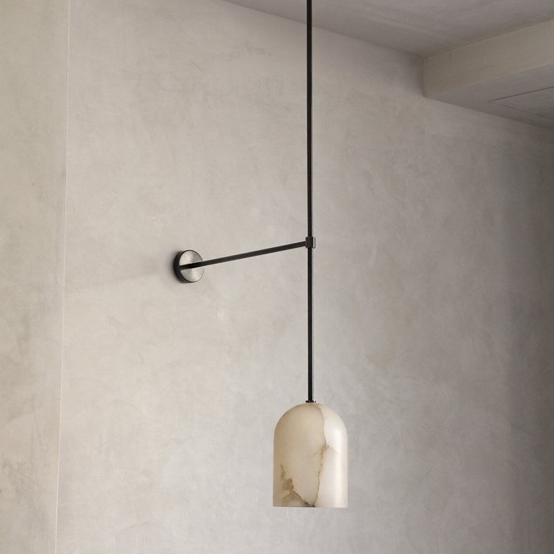 Contain Belfry Arm Custom Alabaster Pendant