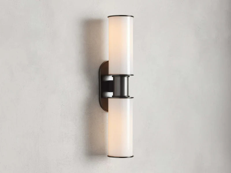 Aylan Double Sconce in Milk
