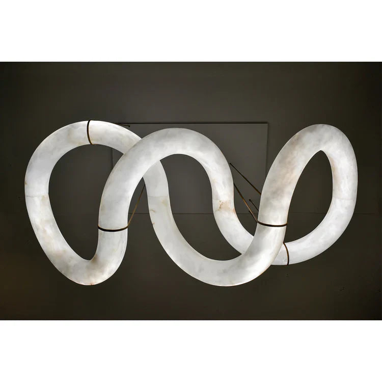 Infinity 12 & 16 Alabaster Pendant Light