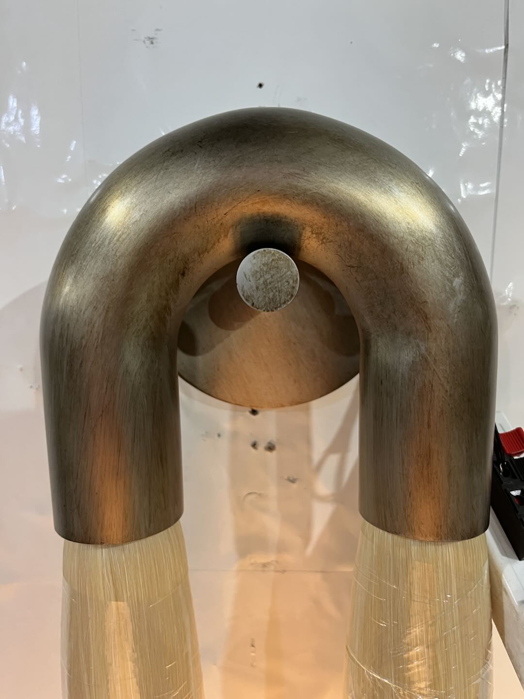 Double Head Antonia Horsehair Sconce