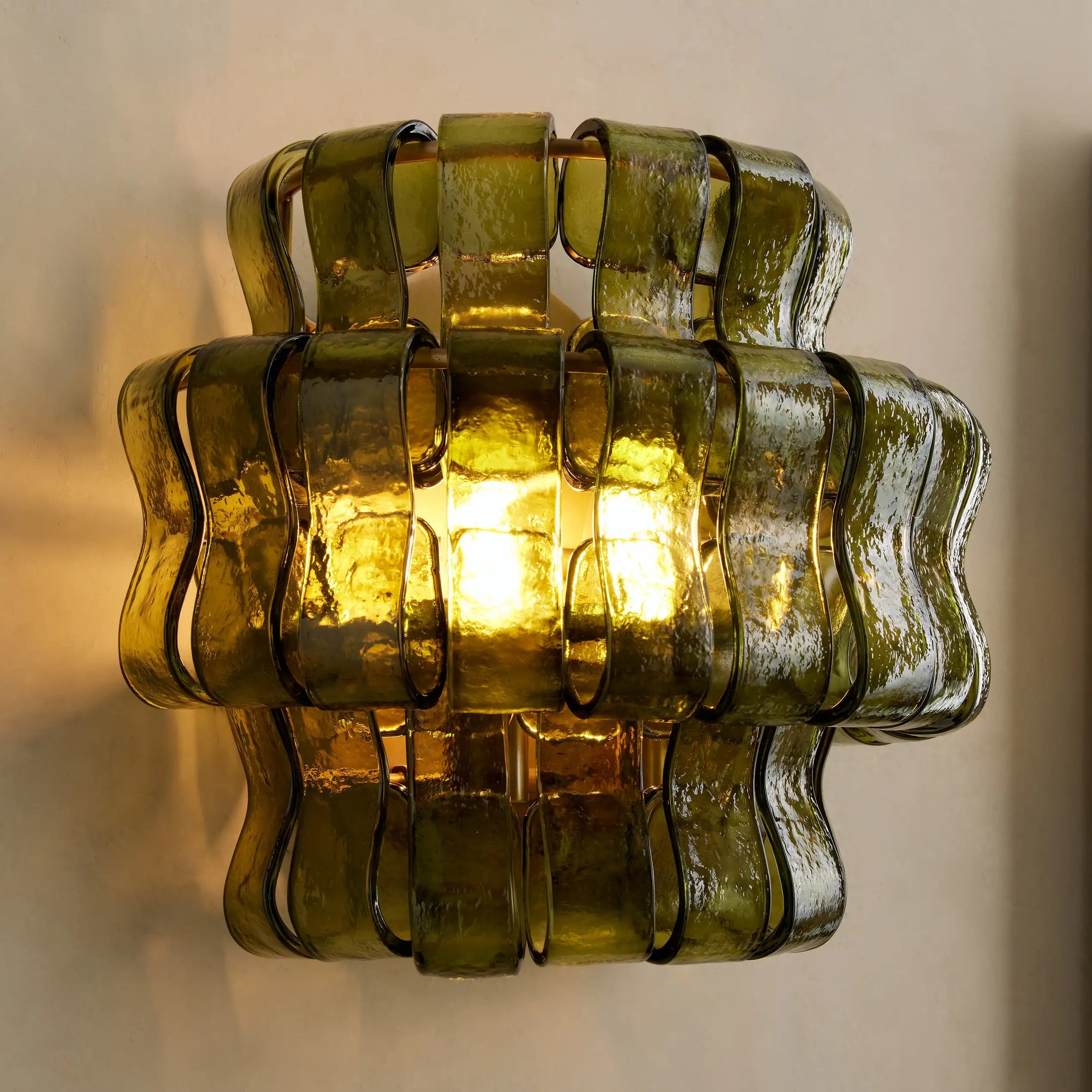 Amor Ghiaccio Glass Wall Sconce 12"