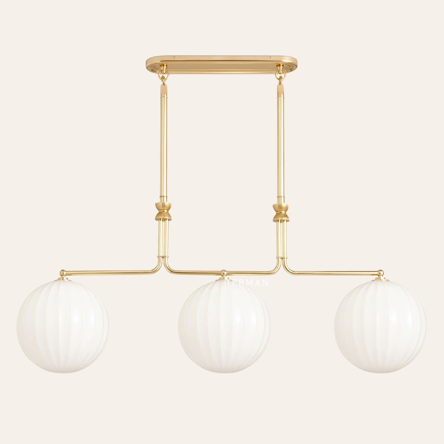 Enzo 60" 3-Light Linear Chandelier