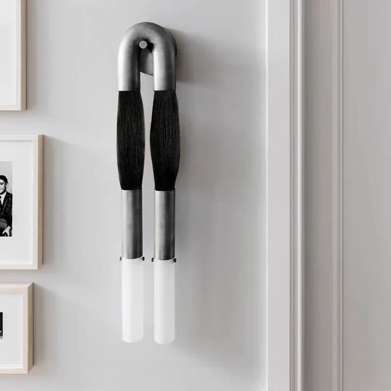 Double Head Antonia Horsehair Sconce