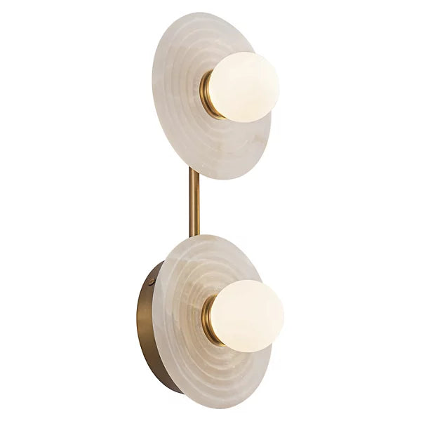 Dahlia Alabaster LED Vanity Light
