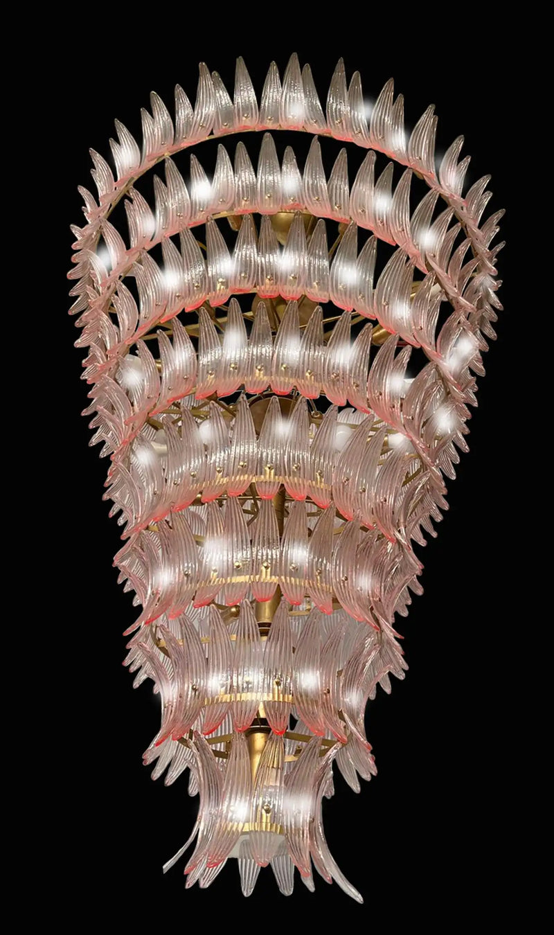 Giant Royal Palmette Murano Chandelier