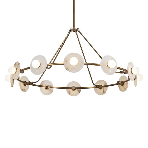Dahlia Alabaster LED Chandelier