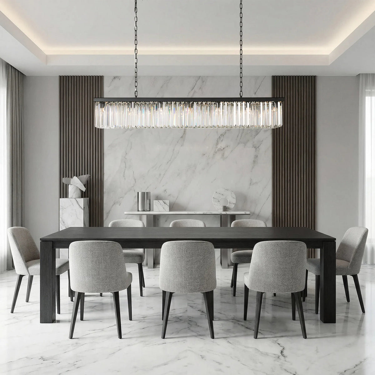 Ashford Rectangular Chandelier 60''72''