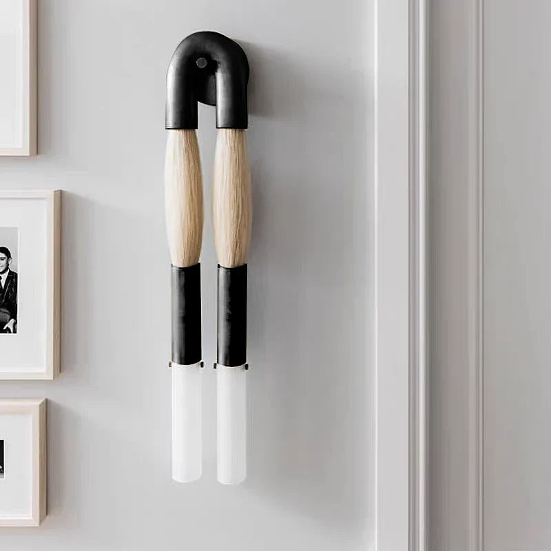 Double Head Antonia Horsehair Sconce