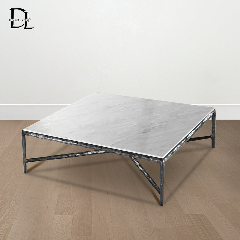 Thaddeus Marble Square Coffee Table 36" 48" 60"