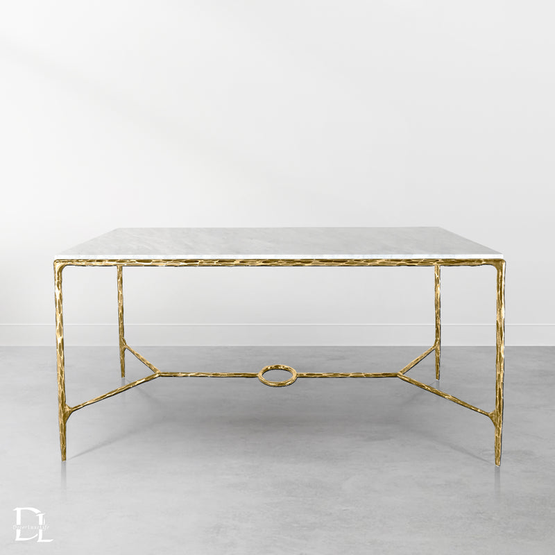 Thaddeus Rectangle Marble Desk