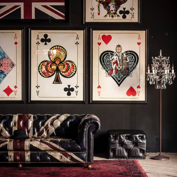 Crystal Floor Lamp Antique Rust