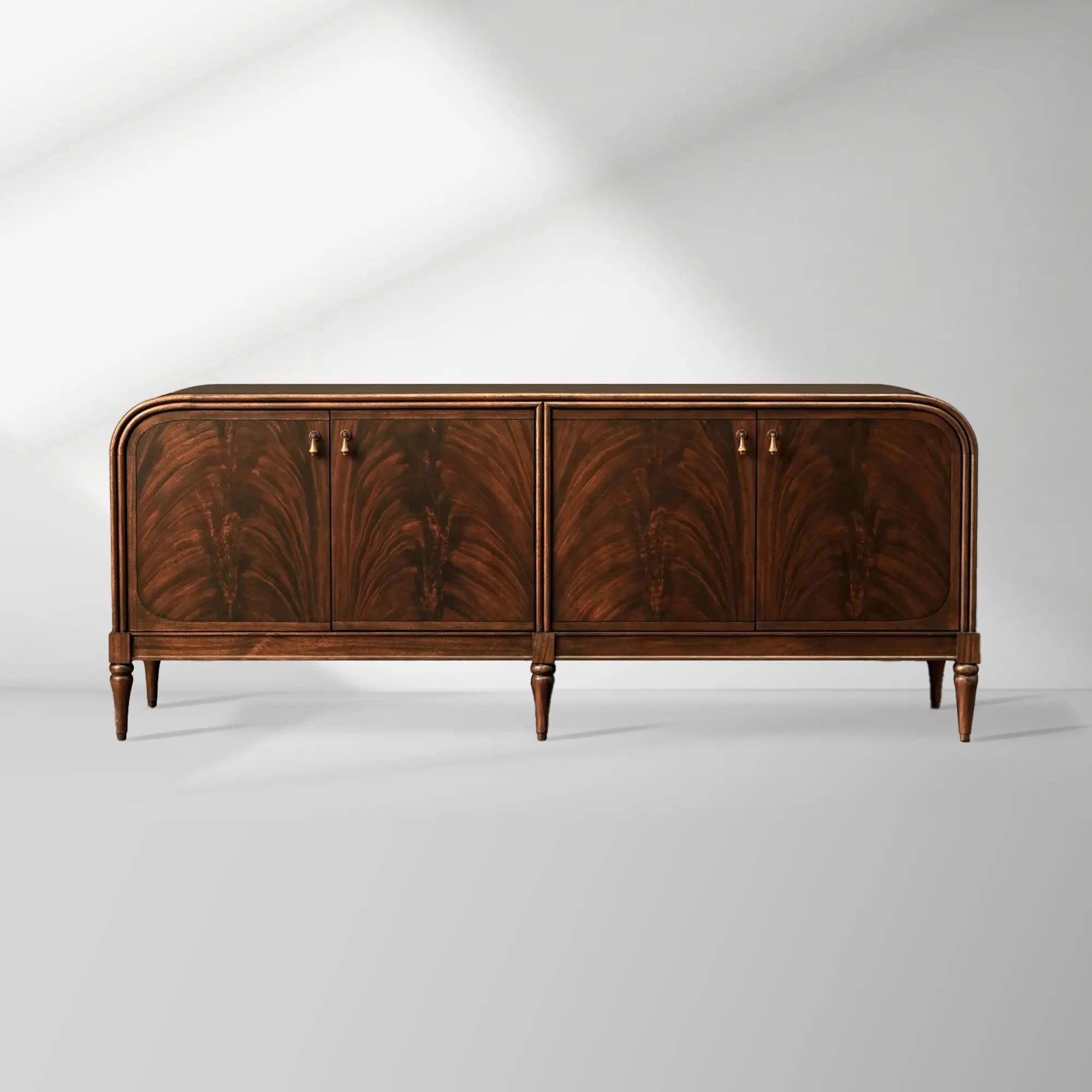 Francois Vintage Sideboard Mahogany buffet Storage Cabinet Wood Entryways Cabinet