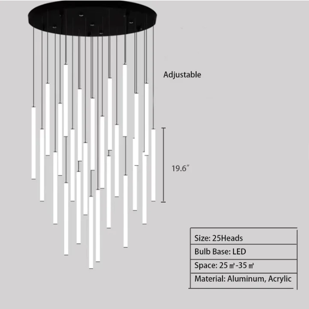 Scandinavia Minimalist White Pendant Light for Bedside/Dining Room/Staircase