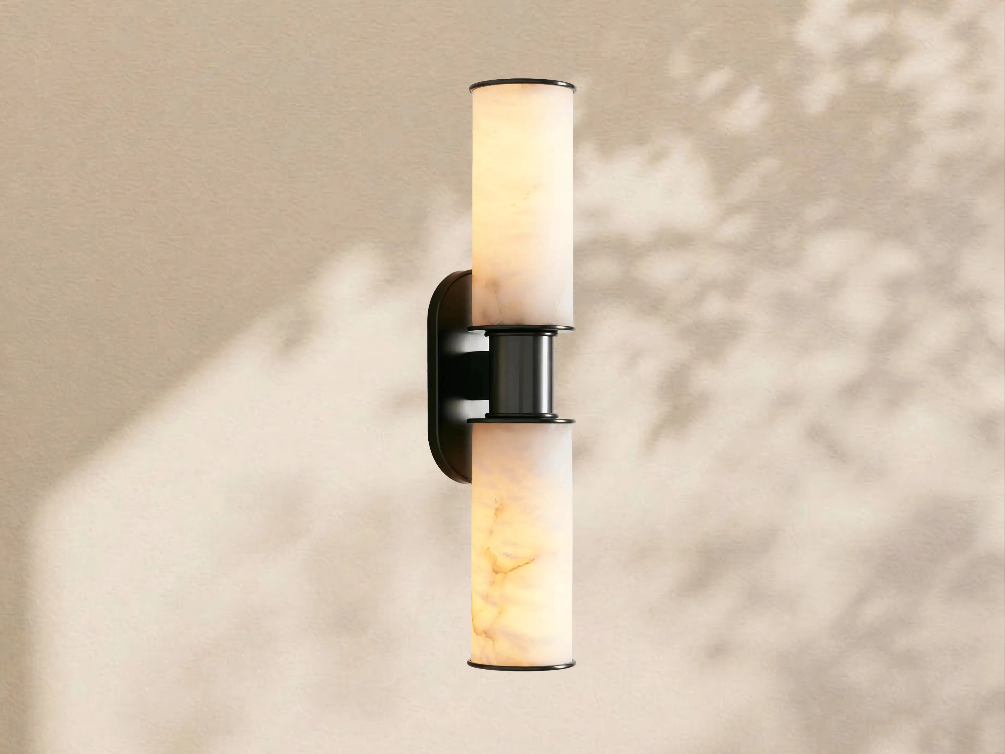 Aylan Double Sconce in Alabaster