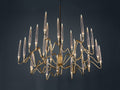 Pezzo Crystal Round Chandelier D33'' 59''  40''