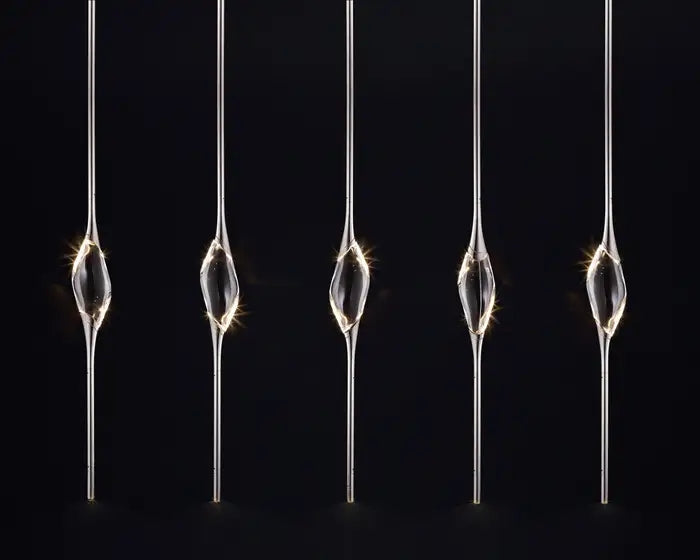 Pezzo Crystal Linear Chandelier 51" 59"