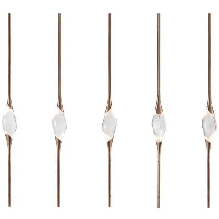 Pezzo Crystal Linear Chandelier 51" 59"