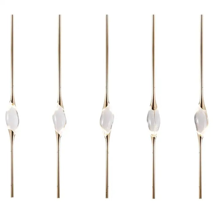 Pezzo Crystal Linear Chandelier 51" 59"