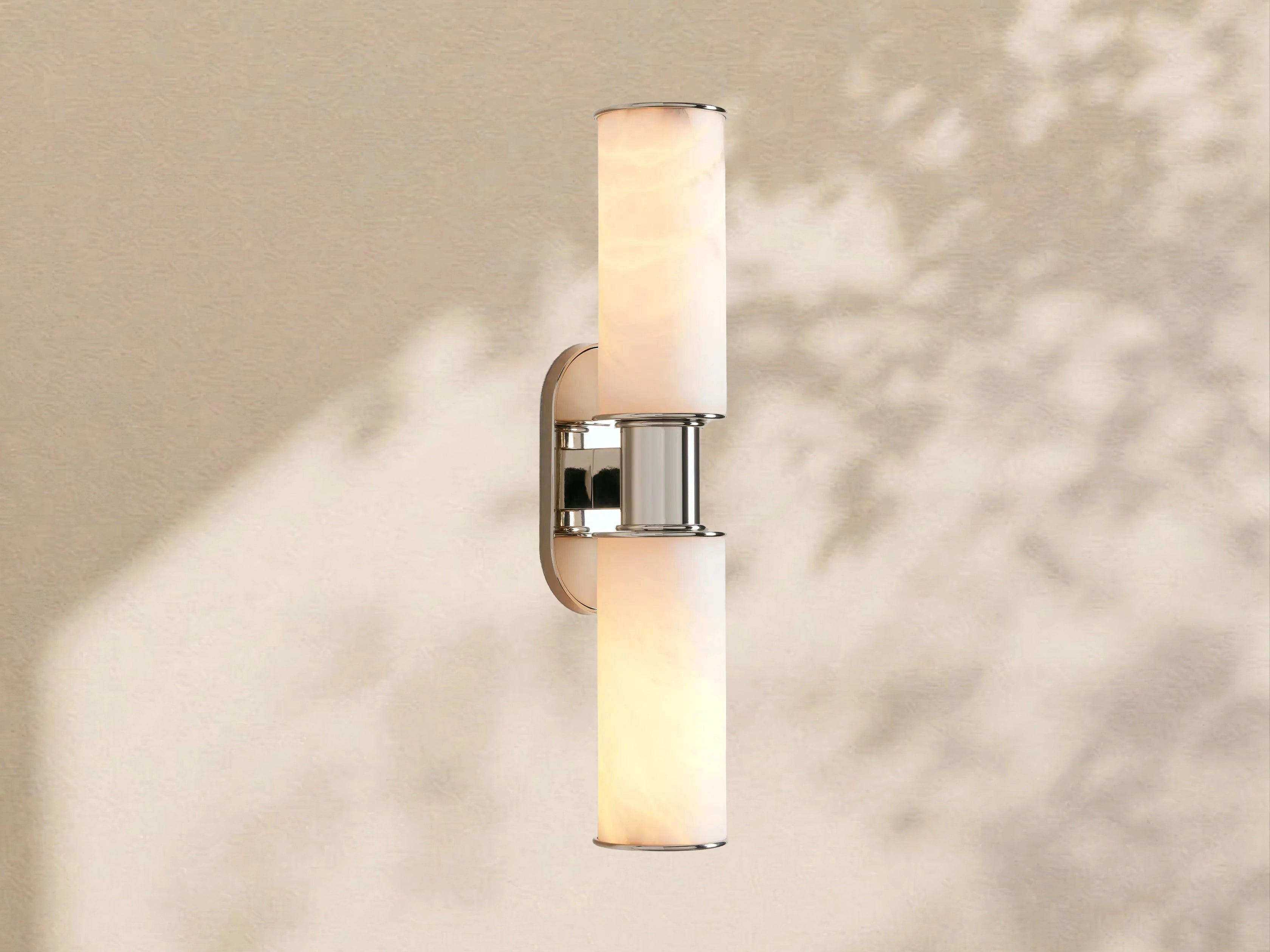 Aylan Double Sconce in Alabaster