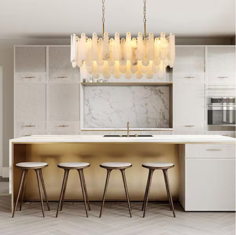 Modern Chandelier 39 in. 20-Light Gold Chandelier for Dinning Room, Living Room, Foyer, Bedroom