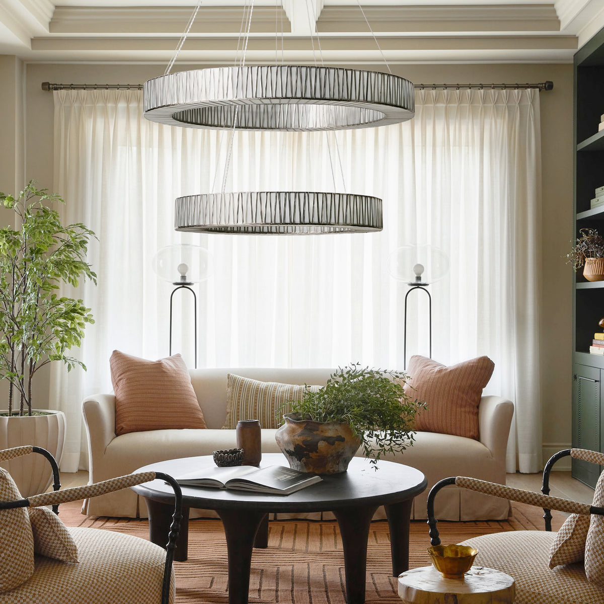 Junte 2-Tier Round Chandelier