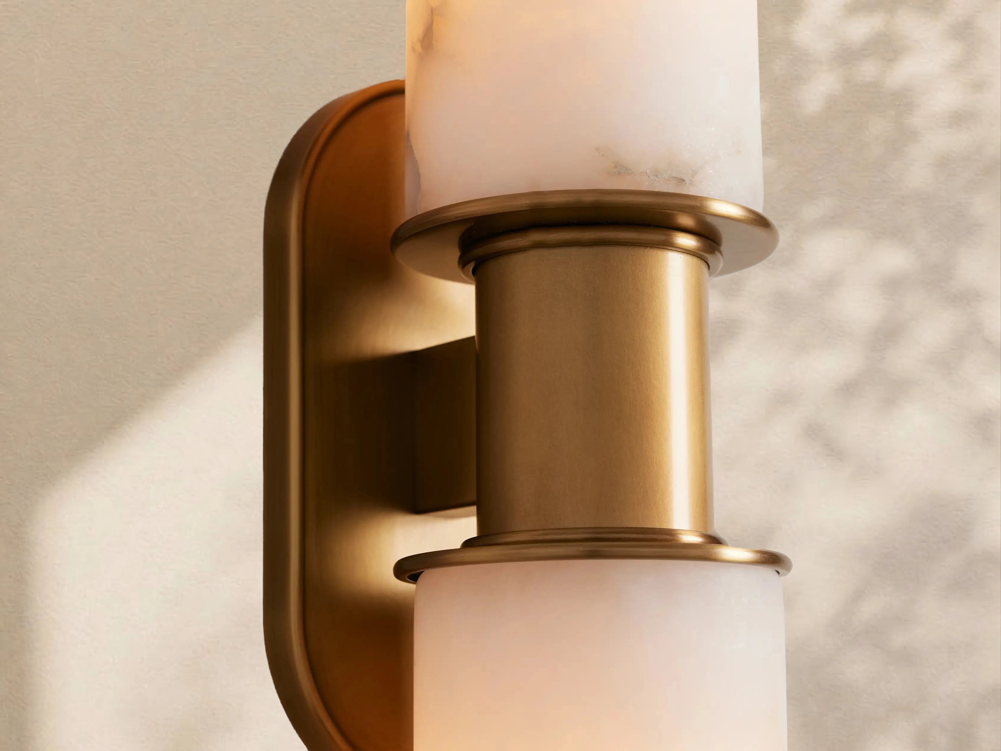 Aylan Double Sconce in Alabaster