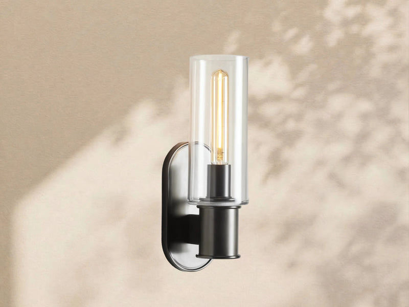 Aylan Sconce in Clear Bronze
