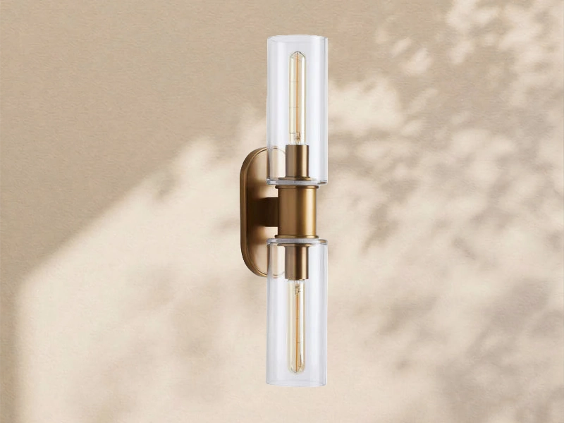 Aylan Double Sconce in Clear