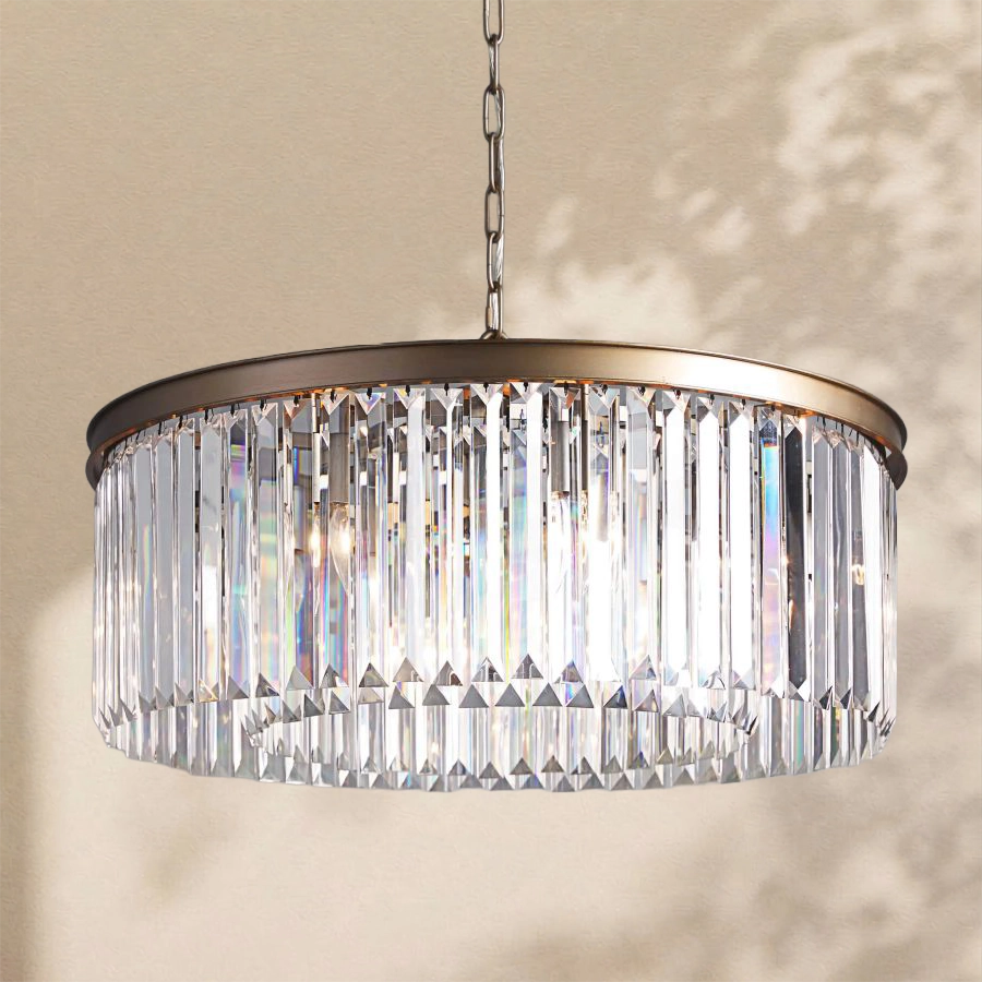 Lierand Round Glass Chandelier