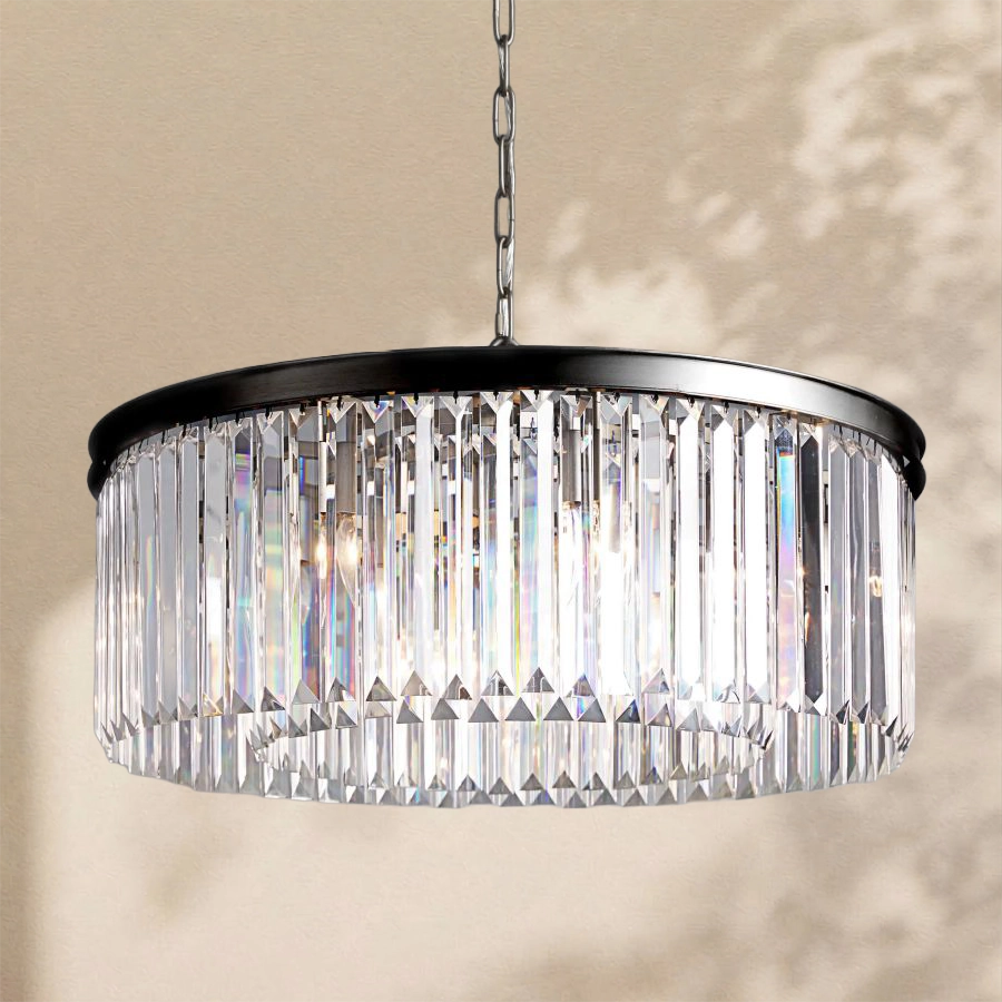 Lierand Round Glass Chandelier