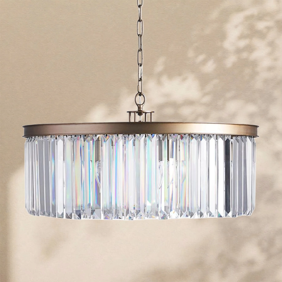 Lierand Round Glass Chandelier