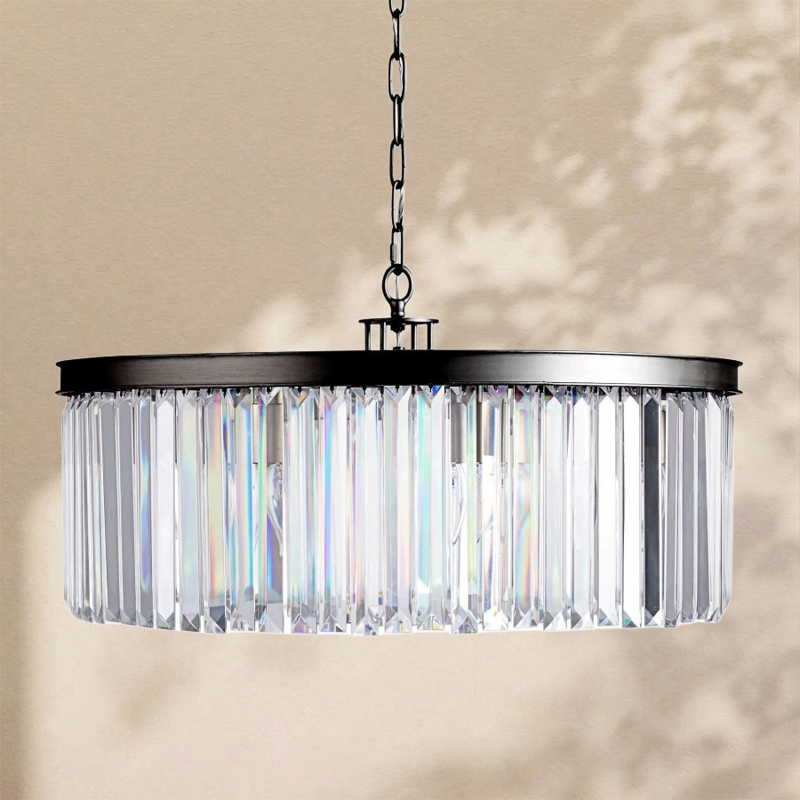 Lierand Round Glass Chandelier