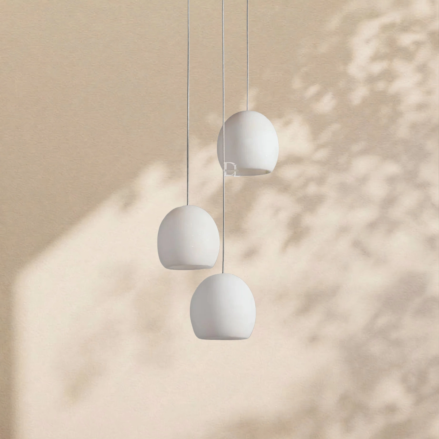Arica Alabaster Round Chandelier