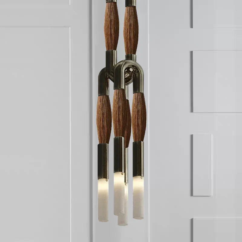 Heritage Horsehair 4-Light Pendant