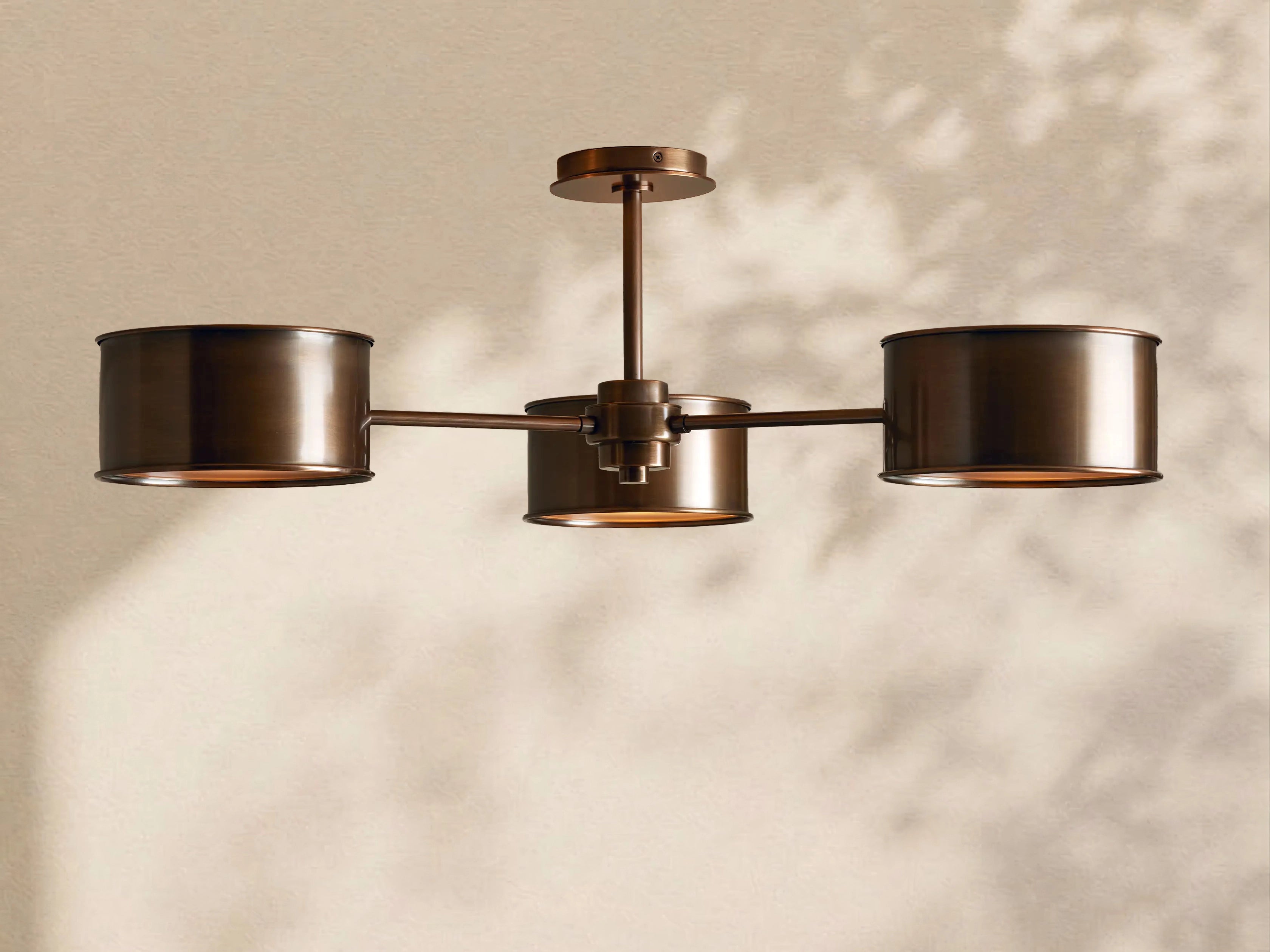 Tambour Metal Flush Mount