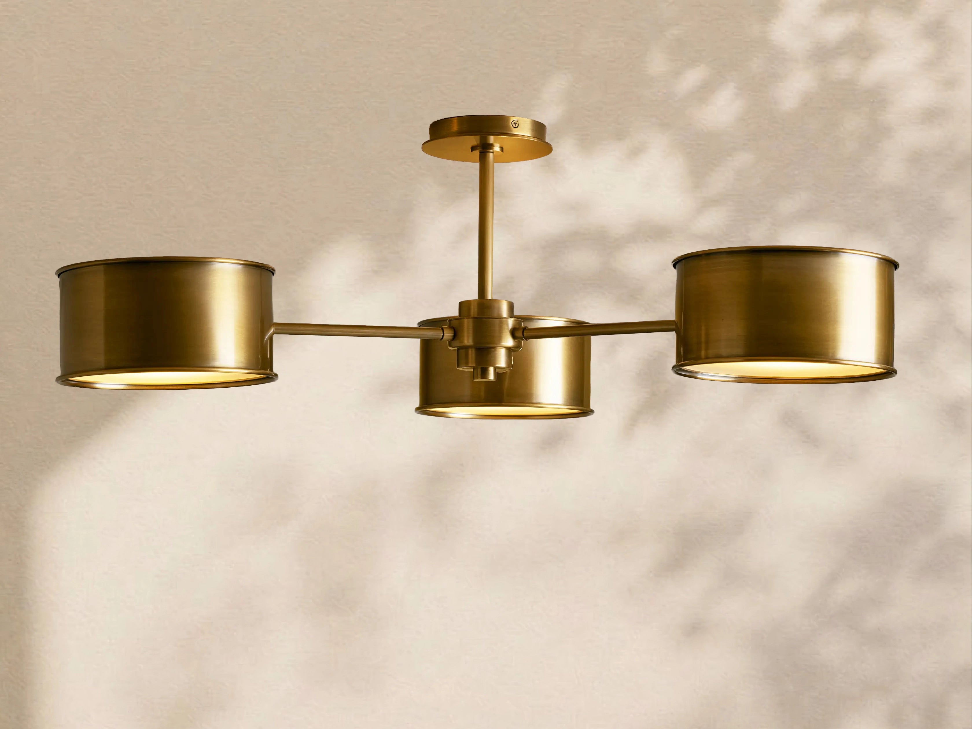 Tambour Metal Flush Mount