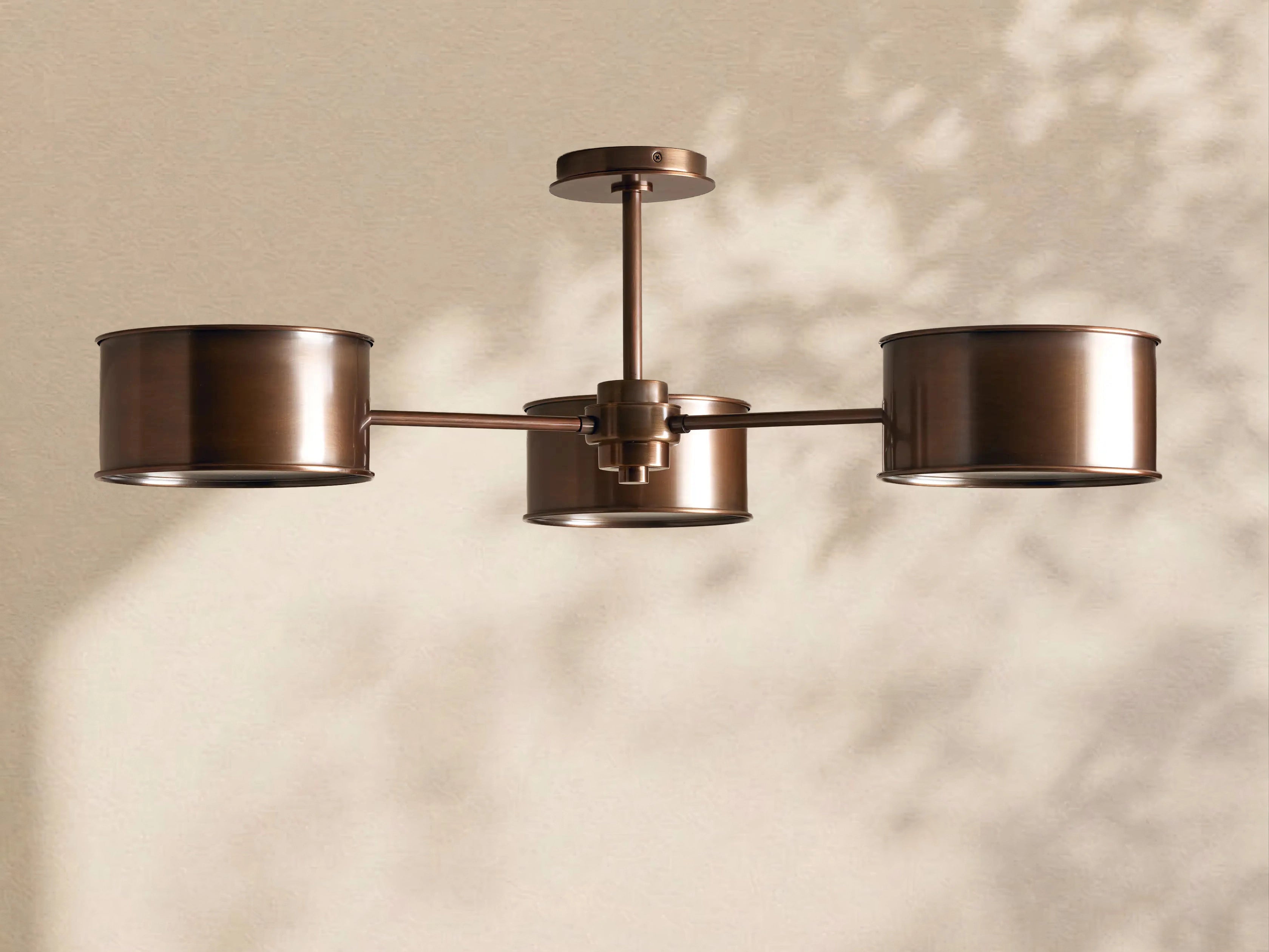 Tambour Metal Flush Mount