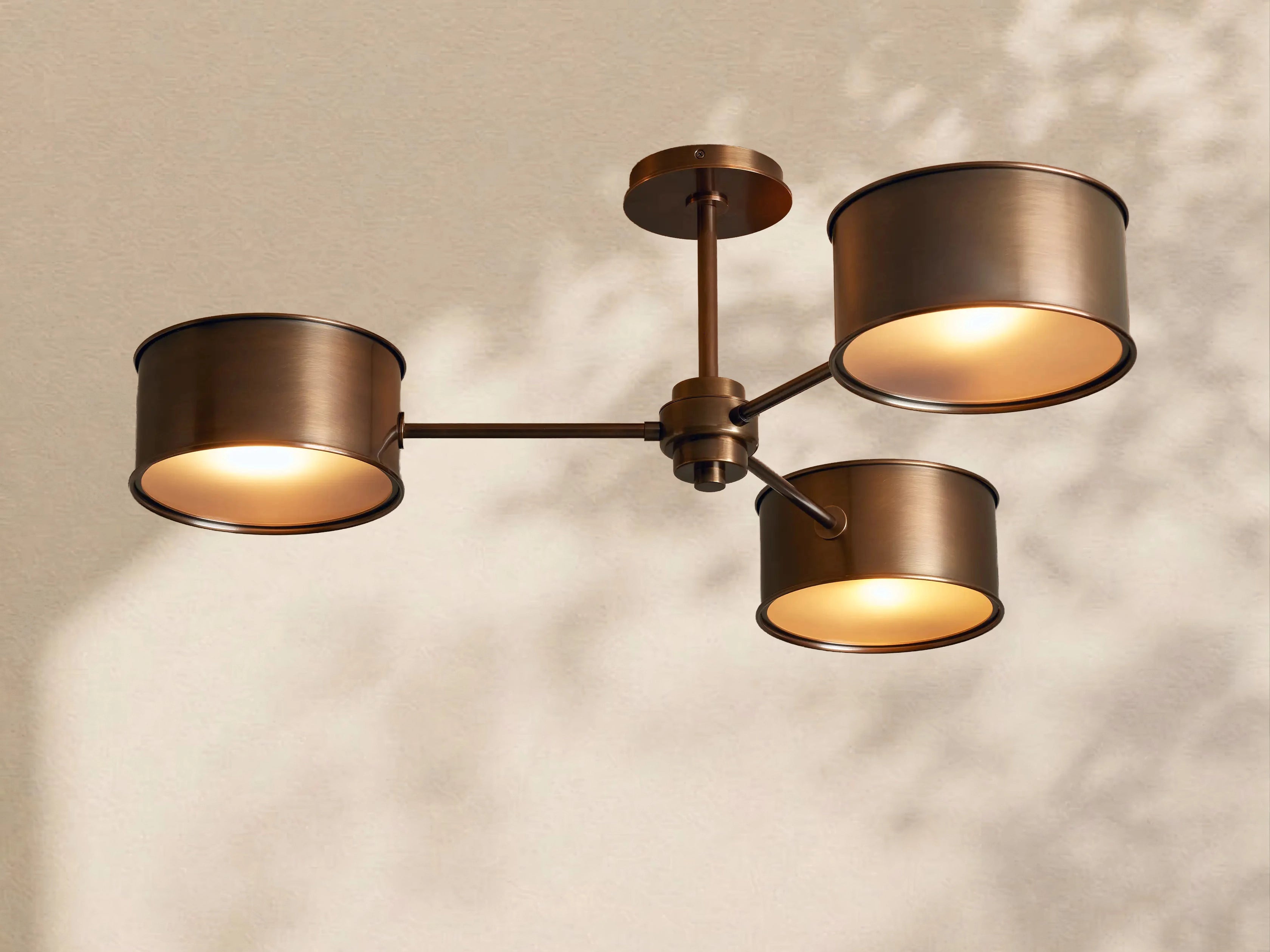 Tambour Metal Flush Mount