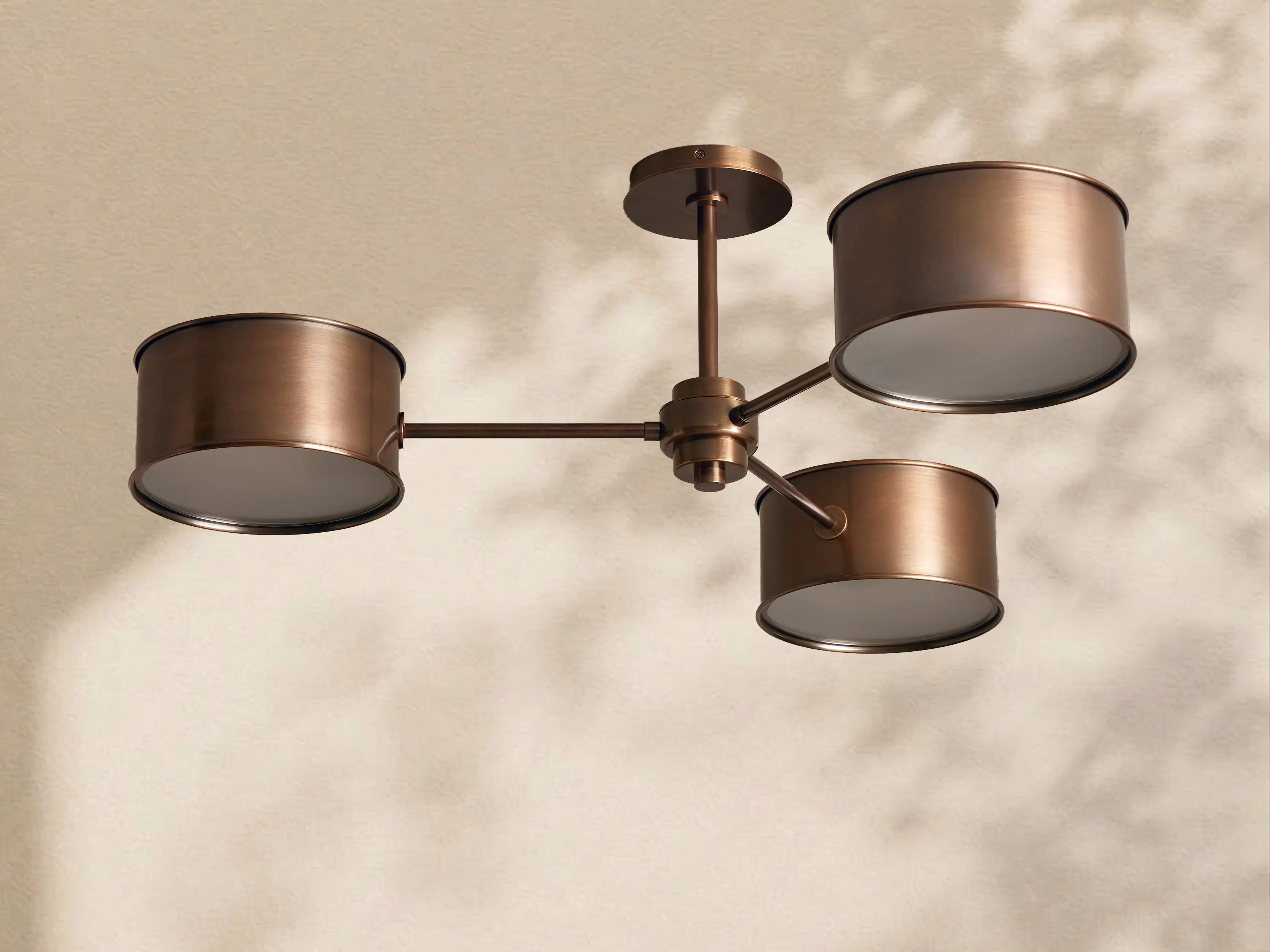 Tambour Metal Flush Mount